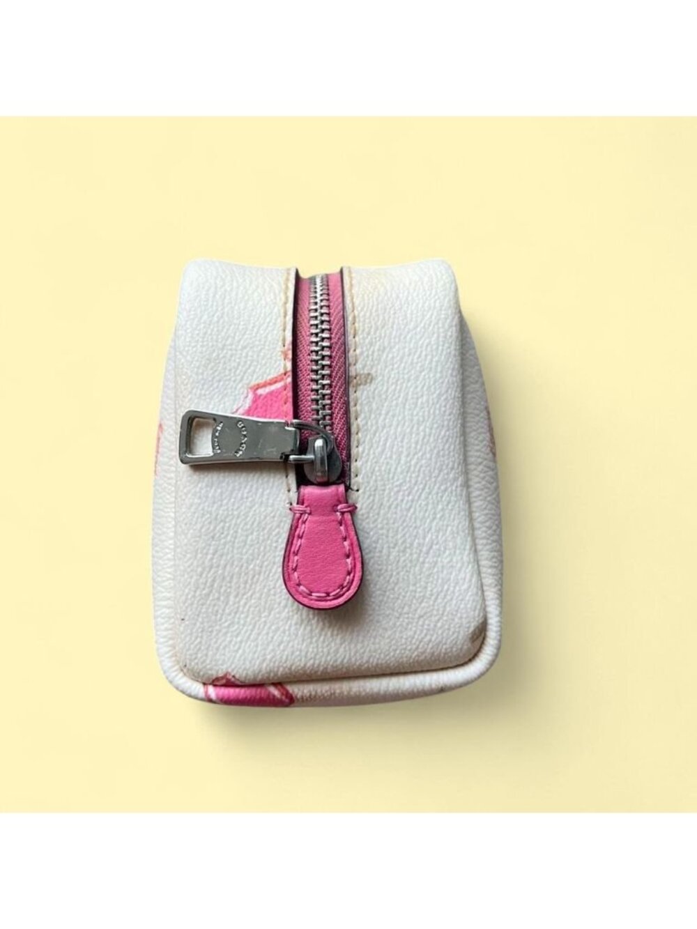 Coach White & Pink Ice Cream Lollipop Makeup Travel Cosmetic Bag Y2K Summer - Picture 2 of 7